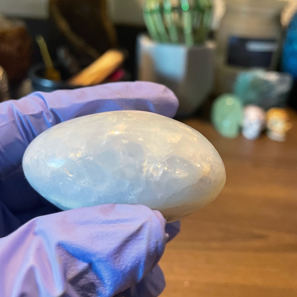 Blue Calcite Palm - Picture 5 of 8